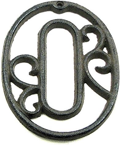 Americanoutfitter Cast Iron Number Zero - Unique Gift For Birthday Christmas Wedding Anniversary Engagement Graduation Couples Men Women Mom Dad Grandpa Sister Wife Husband Friends