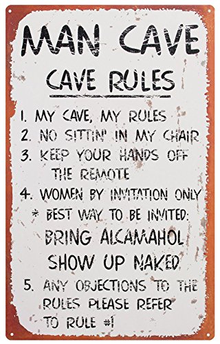 Ohio Wholesale Man Cave Rules Wall Art, from our Water Collection