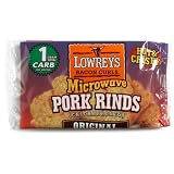 Lowrey'sBaconCurlsMicrowavePorkRinds,Original,1.75-OuncePackages,18Count