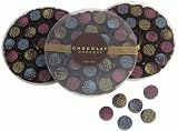 Gourmet Food : Comfort and Joy 24-piece clear round Chocolate Assortment - 144 g / 5.1 oz