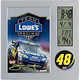 Wincraft Jimmie Johnson Desk Clock Thermometer
