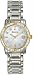 Women's Two Tone Diamond Bracelet Mother of Pearl Dress Watch