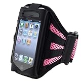 Pink Sports / Gym / Workout iPhone Armband Case Holder for iPod Touch 1st, 2nd, & 3rd Generation