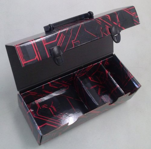 Konami Yugioh Triple Deck Box / Lunchbox Card Carrying Case - / Zexal Art