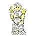 ID 0890 Mummy Costume Patch Halloween Kid Wraps Embroidered Iron On Applique