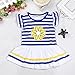 Rumas® Little Girls Sunny Cute Daisy Flower Stripe Shirt Top + Shorts Clothes