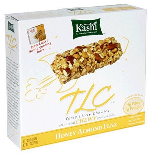 Kashi Chewy Granola Bars, Honey Almond Flax, 6-Count, 1.2-Ounce Bars (Pack of 3) by KashiChews