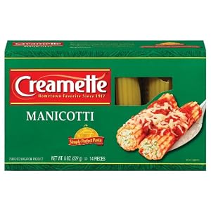 Creamette Manicotti, 8 oz (Pack of 12) by Groceries To Your Door