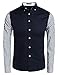 Coofandy Men's Casual T-shirts Slim Fit Dress Shirts