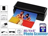 IMAGE OF PS-A60 (with 8GB) Black A6 Size 3-in-1 Paper/ Photo/ Name Card Scanner