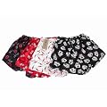 Clearance - Mens Underwear Patterned Satin Boxers (Pack of 4)