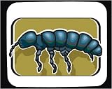 Decorated Mouse Pad with bug, insect, leg, antennae
