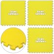 Alessco SFYW2434 SoftFloors -Yellow -24' x 34' Set