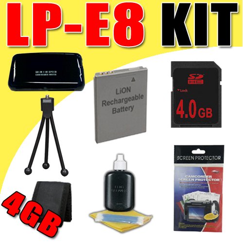 LP-E8 Lithium Ion Replacement Battery for Canon 