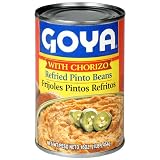 Goya Refried Beans Chorizo, 16-Ounce Units (Pack of 24)