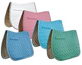 Roma Ecole Swirl Quilt Close Contact Saddle Pad- Horse or Pony Size