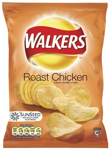 Walkers Crisps Roast Chicken 34.5 G (pack Of 48) Picture