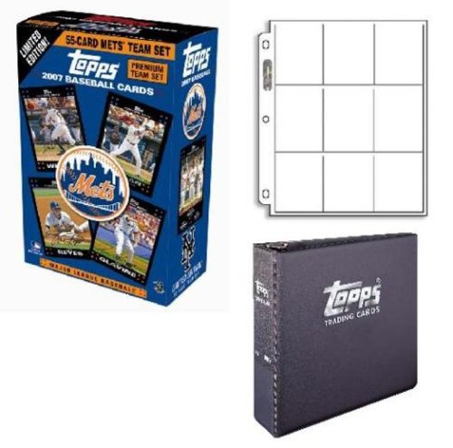New York Mets Baseball Premium Team Sets with  Album and 10 Ultra Pages