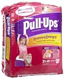 Huggies Pull-Ups Learning Designs Training Pants for Girls - Jumbo Pack case of 4 3T-4T Girl 32-40