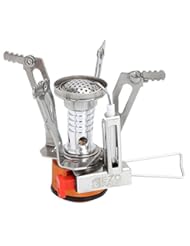 Sports: EZOWare Portable LightWeight Mini Outdoor Backpacking Camping Stove Burner Cookware - EZOWare