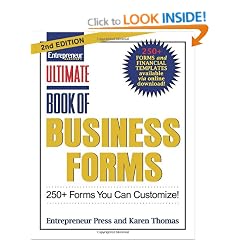 Ultimate Book of Business Forms (Entrepreneur Magazine's Ultimate Books)