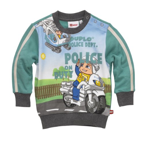 Lego Wear Jungen Sweatshirt  12904 SEAN 702 - SWEATSHIRT, Gr. 80, Gr&uuml;n (GREEN) Preisvergleich