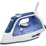 Hamilton Beach Steam Iron with 3-Way Auto Shutoff & Durathon Soleplate (19901)