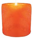 WBM Hand Carved Cylinder Shape Himalayan Crystal Salt 1 Tealight Candle Holder