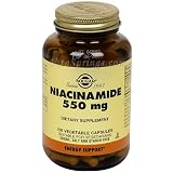 Niacinamide 550 mg, 100 Vegetable Capsules, Solgar