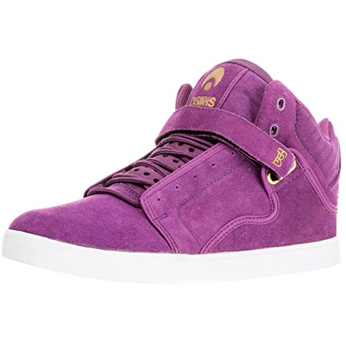 Osiris Men's Bingaman Vulcanized Skate Shoe,Purple/Gold/White,9 M US