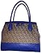 Women's DKNY Purse Handbag Beekman T&C with French Grain Leather Chino/Blue