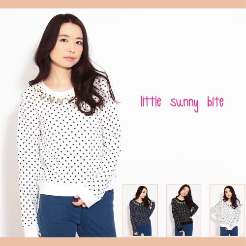 【Little sunny bite(リトルサニーバイト)】LETTRD DOT SWEAT スウェット