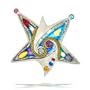 Colorful Star of David Pin from the Artazia Collection #2301 JP