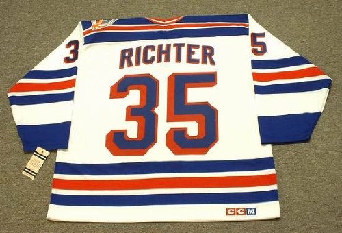 MIKE RICHTER New York Rangers 1994 CCM Vintage Throwback Home Hockey Jersey, XL