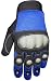 MT100 MOTORCYCLE MOTOCROSS CARBON KEVLAR BLUE GLOVES