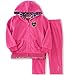Juicy Couture Baby Girls' Velour Hooded Jacket and Pants with Printed Accents