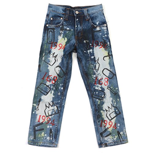 Thrill Jeans Premium Boy's Denim Slim Straight Jeans
