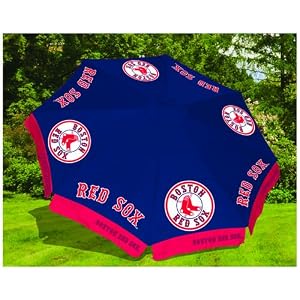 Boston Red Sox Logo Merchandise 9 Foot Market Umbrella