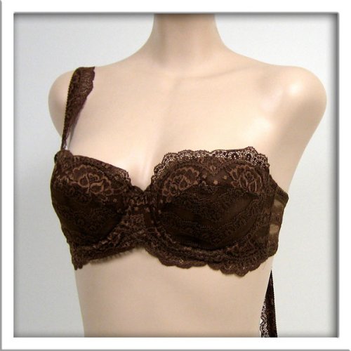 Venus Brown Demi Convertible Strapless Bra #0560 34B