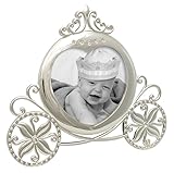 Stephan Baby Royalty Collection Keepsake Silver Plated Frame, Fairy Tale Carriage