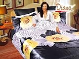 Diana - Yellow Rose - Duvet Cover Bed in Bag - Queen Bedding Set - DI286Q