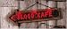 Blood Cafe Light Up Directional Sign Halloween Prop