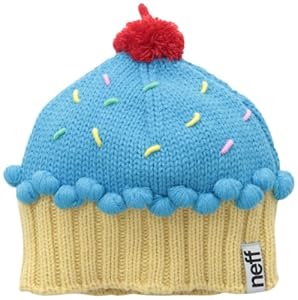Neff Women's Cupcake Beanie Hat, Blue, One Size