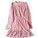Oulifa Womens Empire Waist Long Sleeve Allover Floral Lace Bodycon Mini Dress Pink