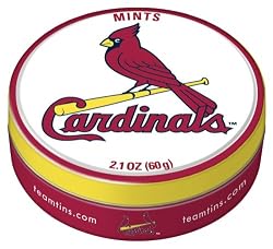 Team Mints, St. Louis Cardinals, 2.1-Ounce Tins (Pack of 10)