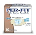 Per-Fit Briefs, Extra Large, 15 Briefs (Pack of 4)