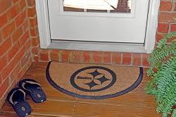 Pittsburgh Steelers Half Moon Door Mat