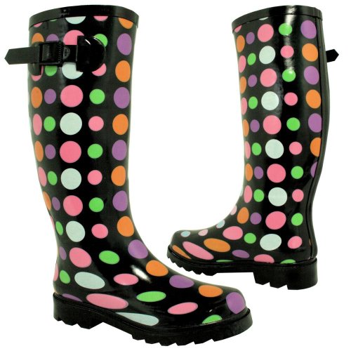 Spy Love Buy New Dot Festival Wellies Wellington Boots Jocelyn