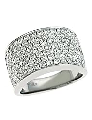 14K White Gold 1.95cttw Round Diamond Ring Band