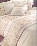 Double Bed Luxury Embroidered Duvet Cover Set Including Bed Runner And 2...